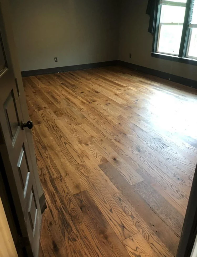 Clean Red Oak Flooring
