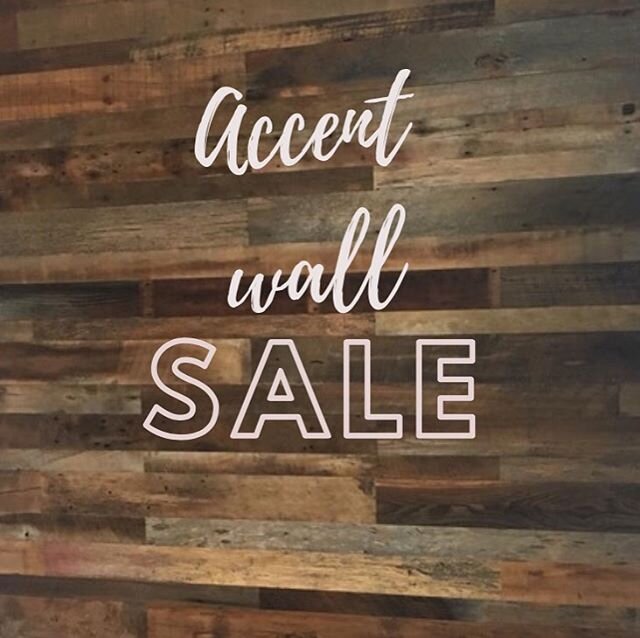 We know many of us are spending this week at home to stay safe &amp; healthy. If you&rsquo;re staring at your blank walls &amp; looking for a project, we&rsquo;re discounting all of our accent wall this week!
⠀⠀⠀⠀⠀⠀⠀⠀⠀⠀⠀⠀
Message us with your square 