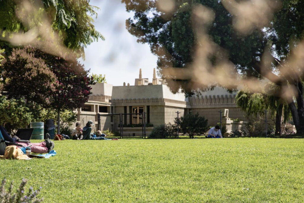 A designated Historic-Cultural Monument  - Hollyhock House in Los Feliz
