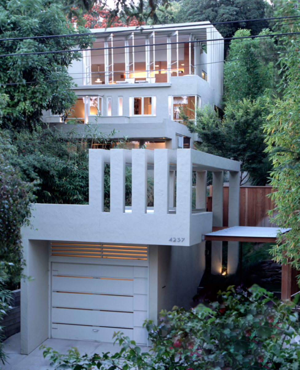 Elliot House by R.M. Schindler, 1930, at 4237 Newdale Drive in Los Feliz, Los Angeles Historic-Cultural Monument #690