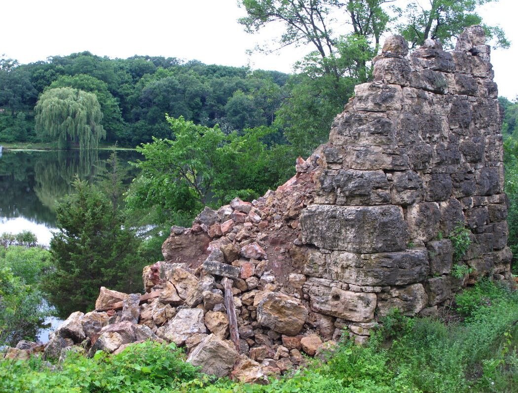 Grey Cloud Kiln After Collapse