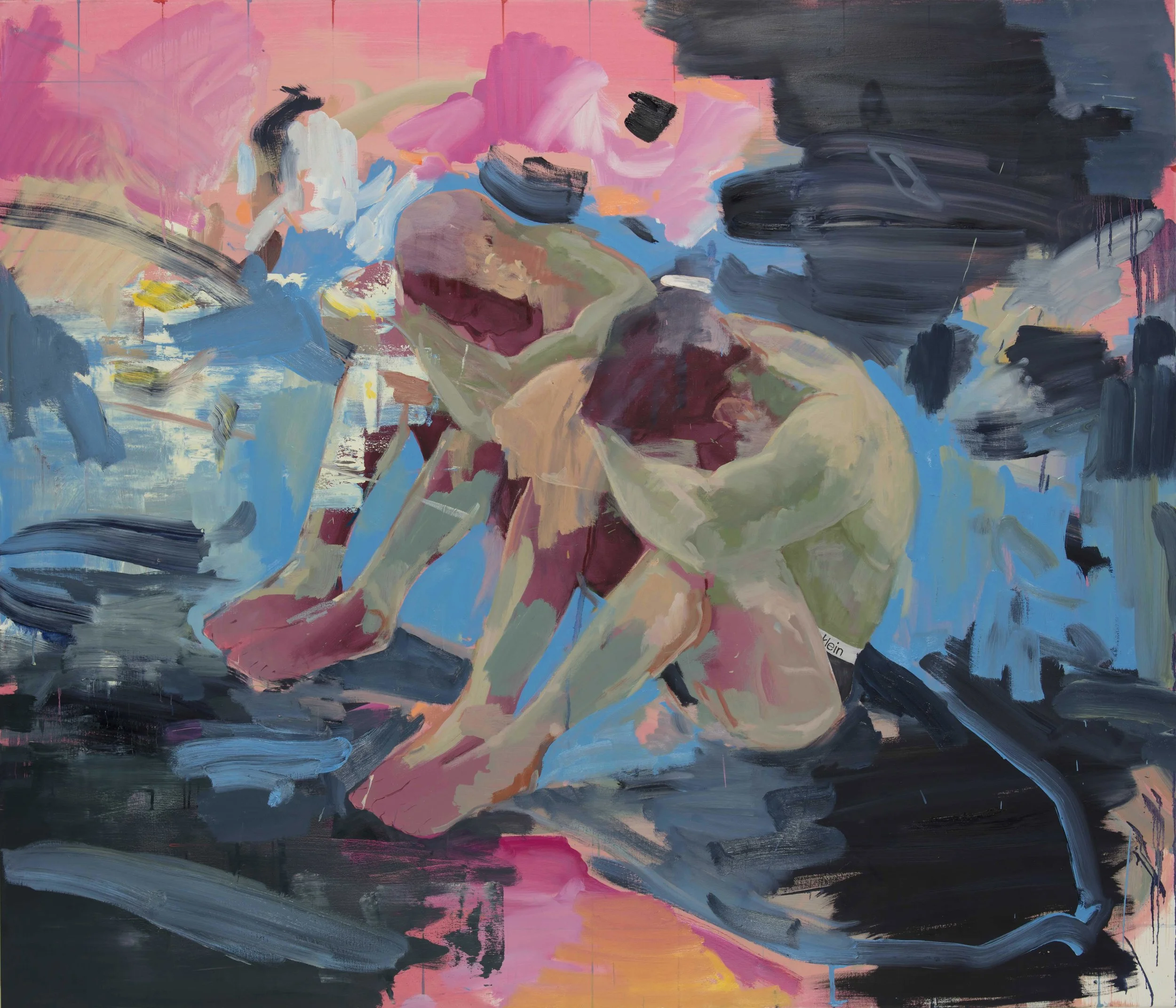 Premeditated, Oil on Canvas, 60” x 70” ( 122cm x 154.5cm ) 2018