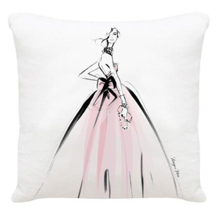 Fashion Illustration Pillow