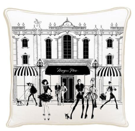 Fashion Illustration Pillow