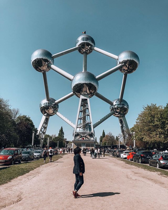 Can you believe the &quot;Atonium&quot; in Brussels was constructed in 1958?  Talk about these architects were ahead of their time for the Brussels World Fair. ⠀⠀
⠀⠀
The Atomium is, at once, an object, a place, a space, a Utopia and the only symbol o