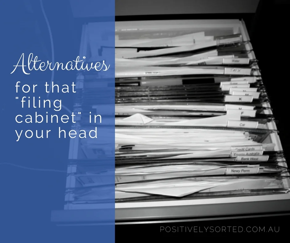 alternatives for mental filing cabinet