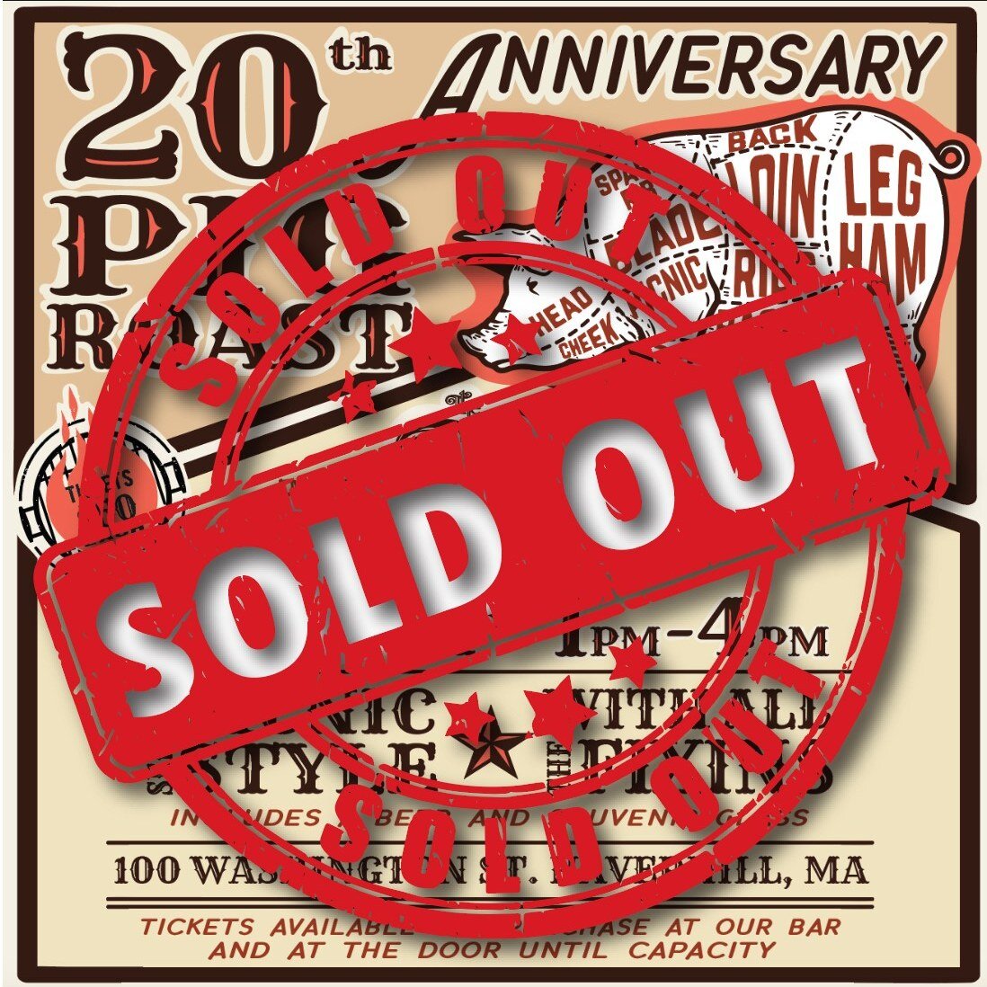 Wow! It&rsquo;s official, our 20th Anniversary Pig Roast is SOLD OUT! Thank you to everyone who purchased tickets, can't wait to see you there!

#soldout #20thbirthday #20thanniversary #since2003 #beerisbornhere #youreinvited #pigroast #birthdayparty
