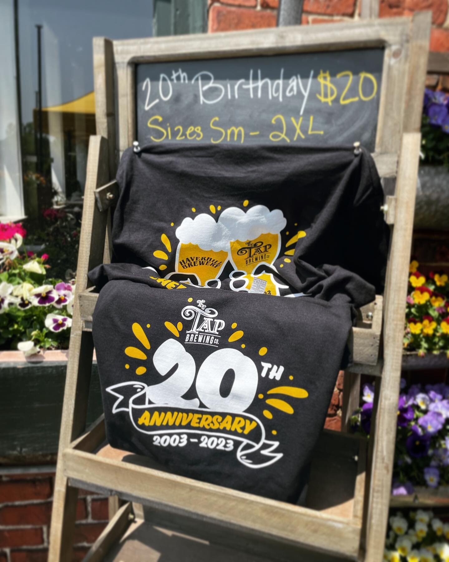 Commemorate our 20th birthday with this awesome T!!