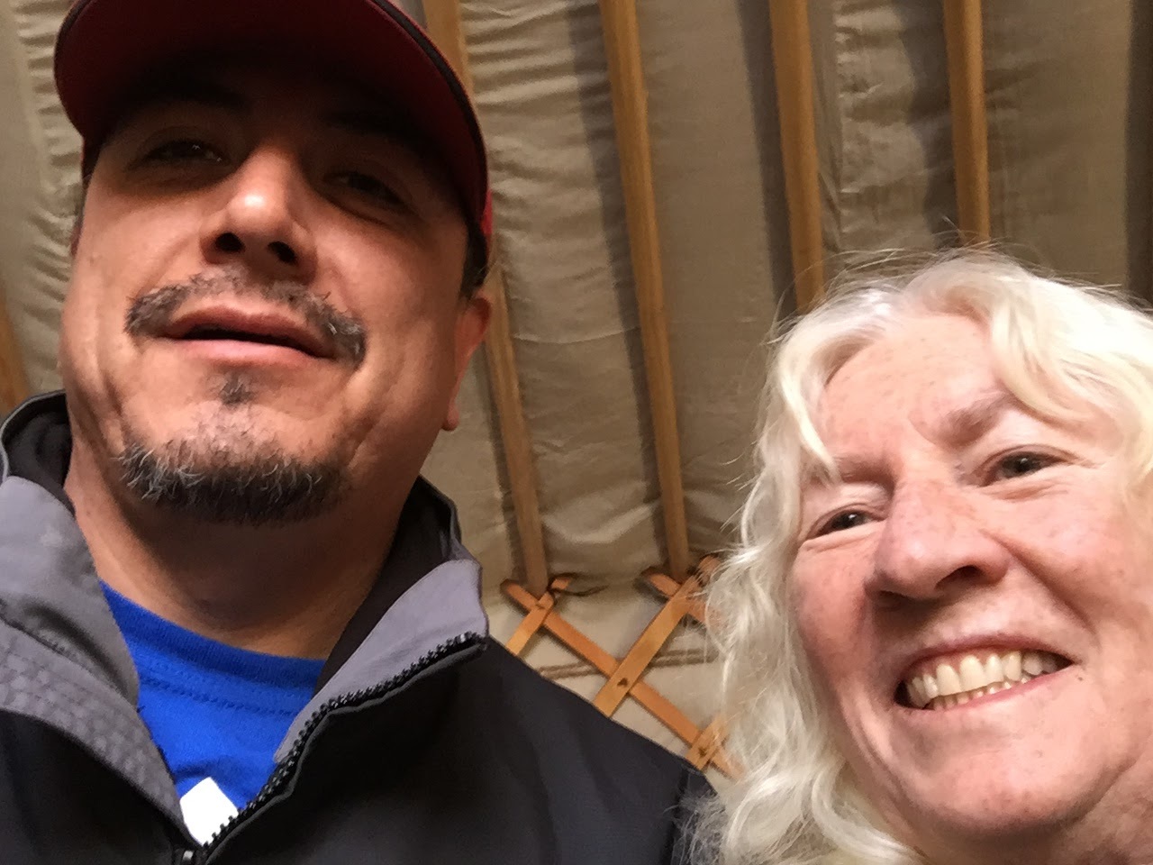  With tribal chair Dave Archambault. 