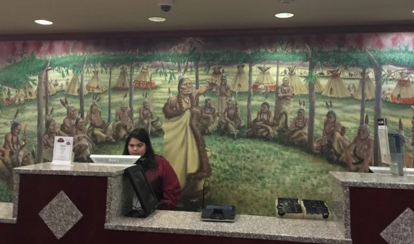 Lobby of the Prairie Knight Casino Hotel