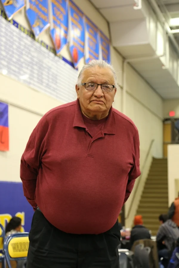  Elder Jesse Taken Alive, who offered the prayer before dinner.    