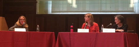 From left: Christine Jacobs, Represent PA executive director; State Rep. Leanne Krueger-Braneky; and Val Arkoosh, Montgomery County Commission Chair, at a recent Represent PA event at UPenn.
