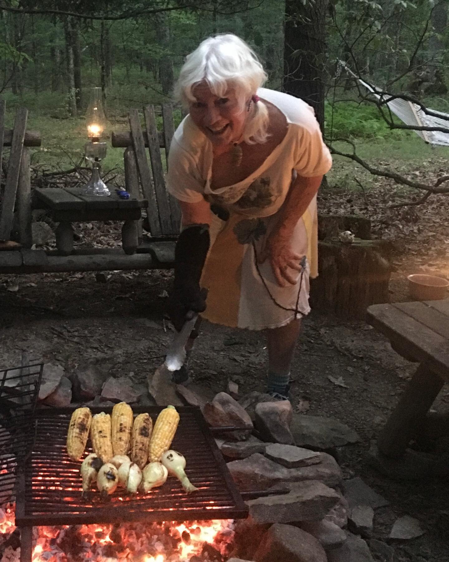 Campfire cooking is my specialty. Photo by Warren Muller.