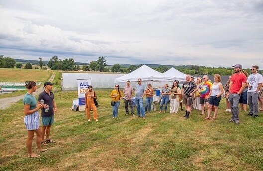Thank you to everyone who joined me and @alltogethernowpa at @wildfoxfarm for the cannabis farm tour and @potprofits4pennsylvanians campaign launch! 
Special thanks to Ben and Karah Davies for hosting, giving us all an informative tour, and preparing