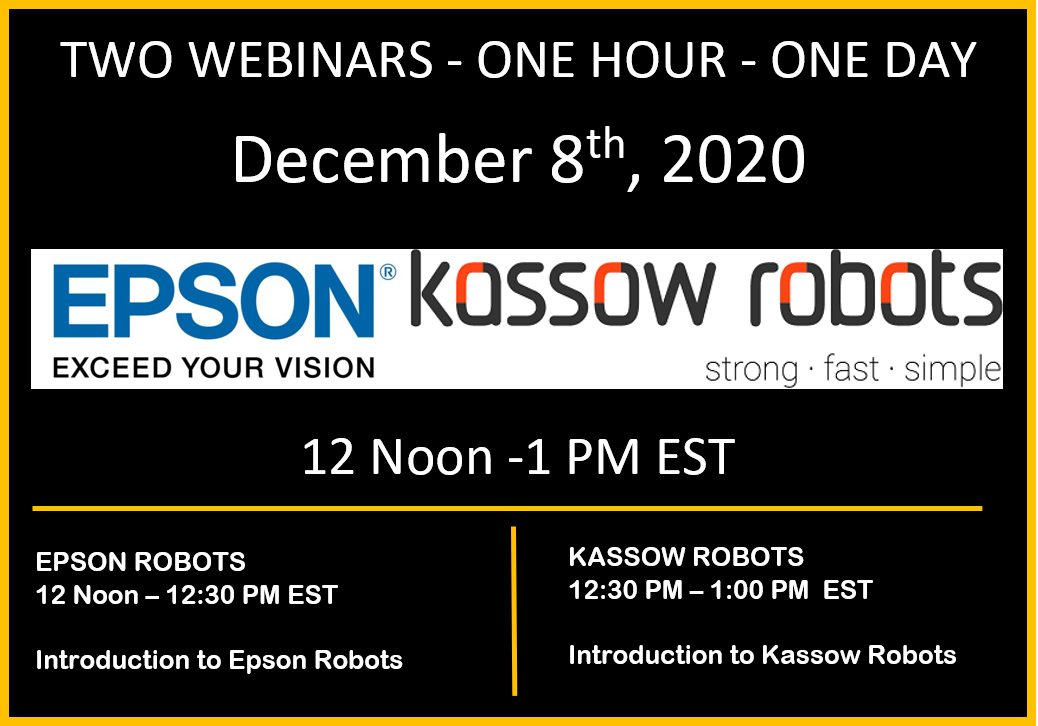 Introduction to Epson Robots &amp; Kassow Robots