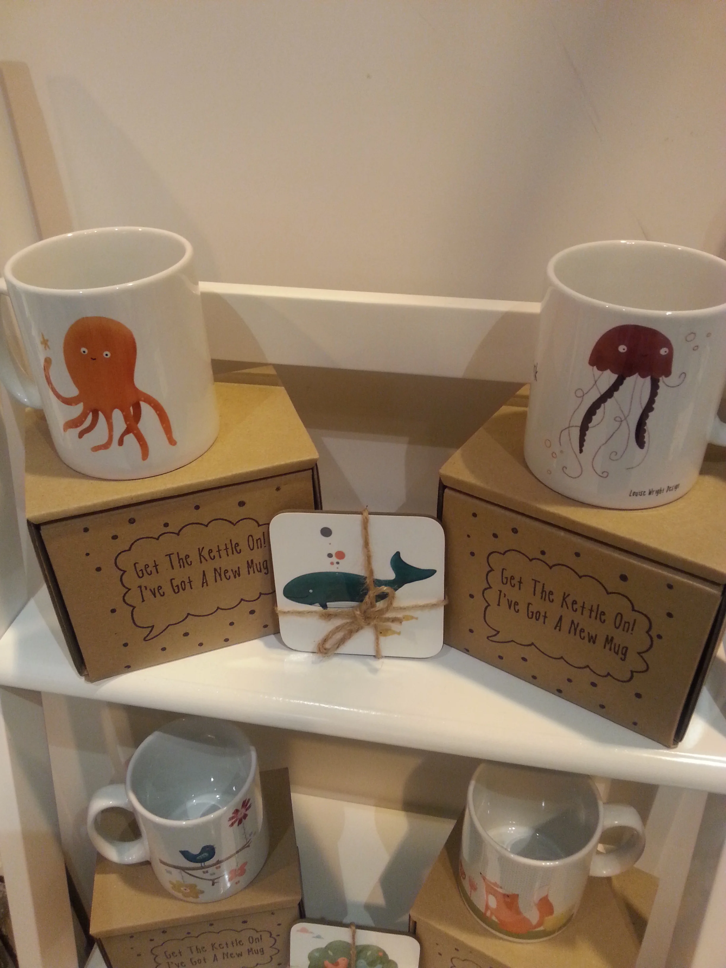 A little close up of some of my new mugs!