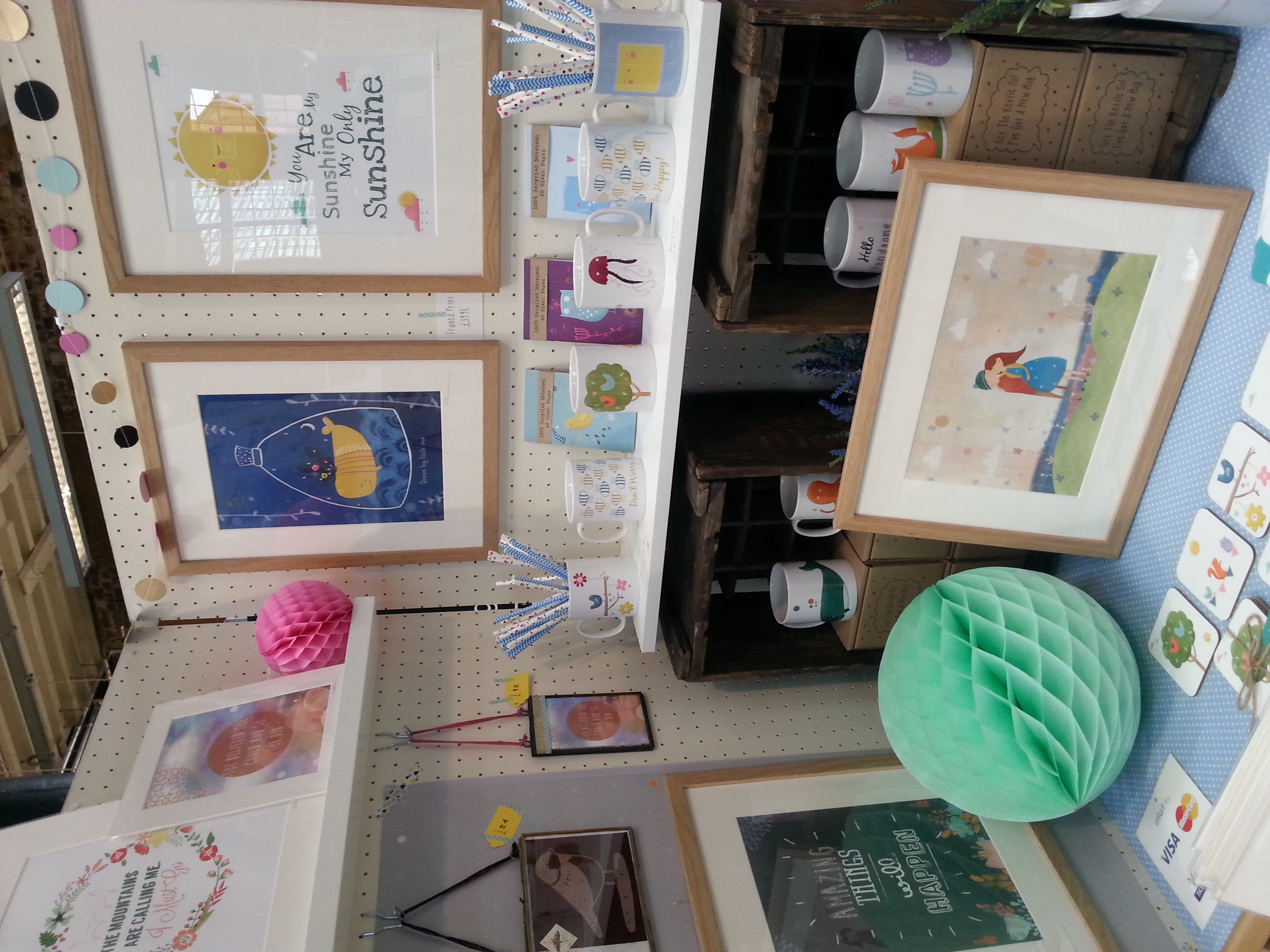 July - A Glimpse of my stand at the Fabulous Places Summer Market.