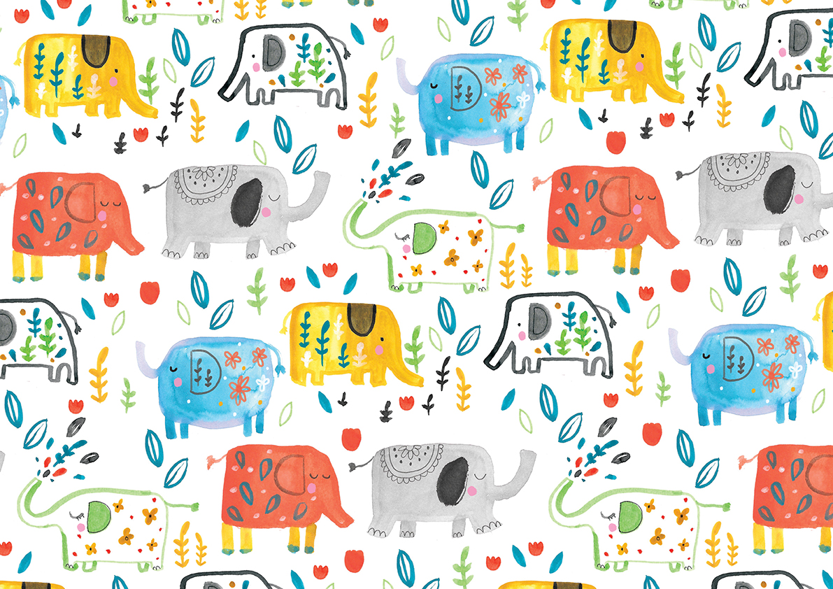 Inky elephant Pattern Louise Wright.jpg