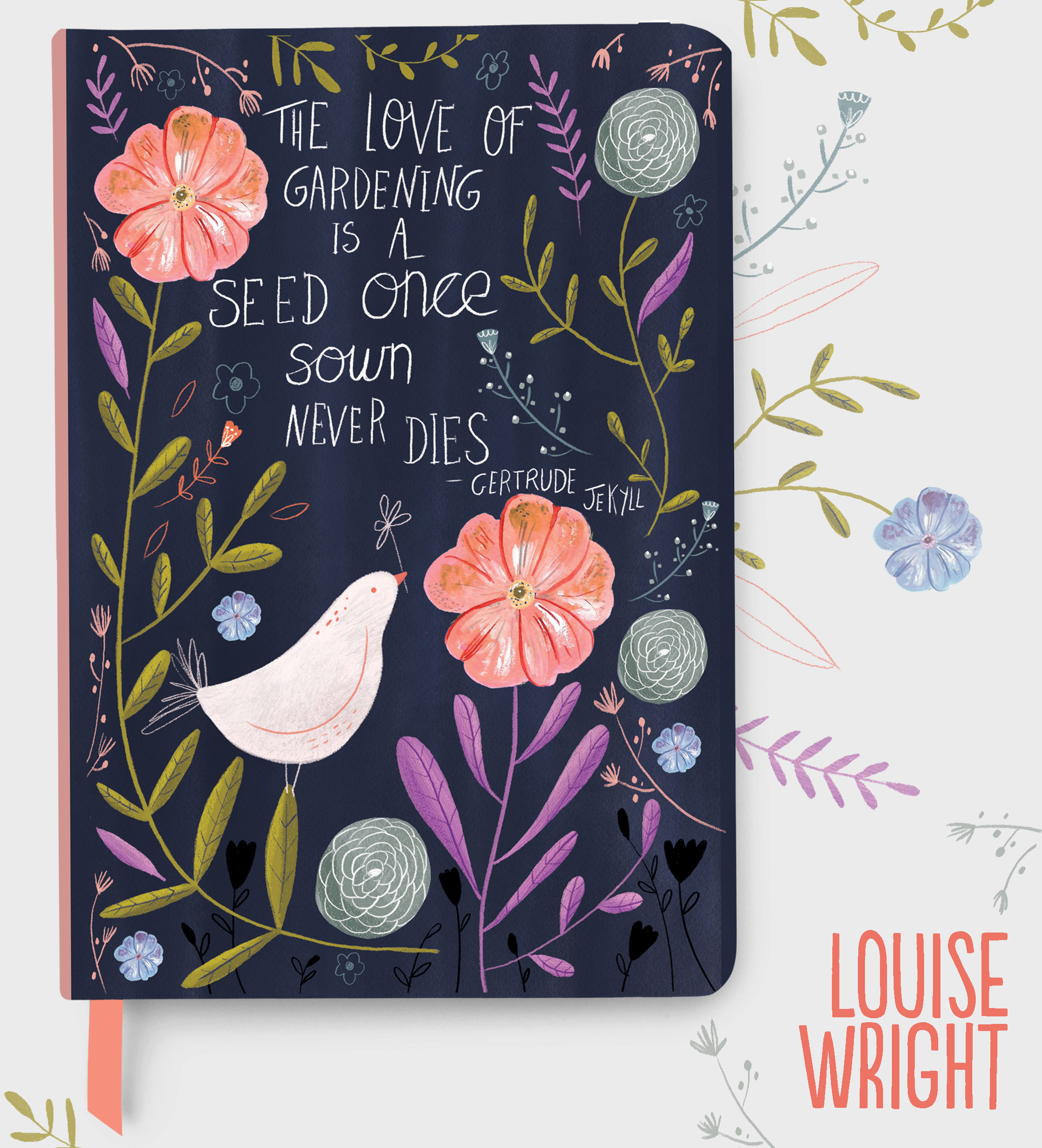 Gardening Journal Cover Mock Up