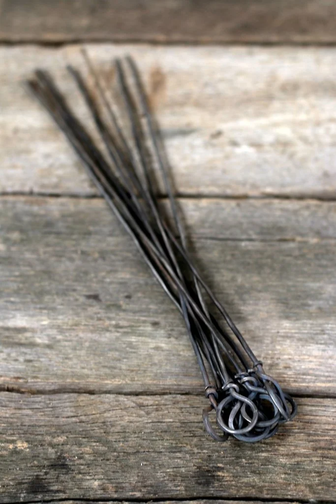 Hand Forged Skewers (Set of 9)