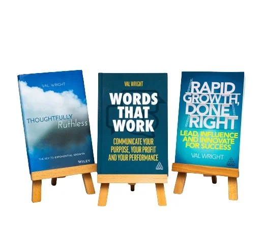 Val Wright's three books