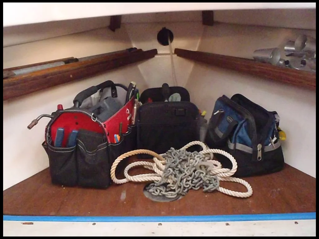 V berth = Tool Locker