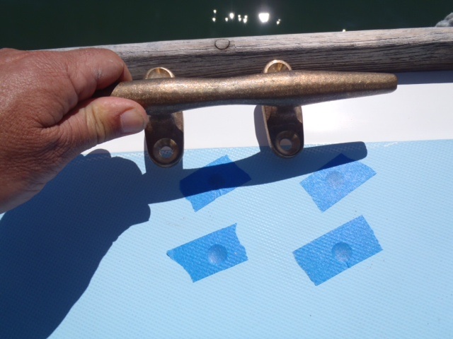 Marking the deck