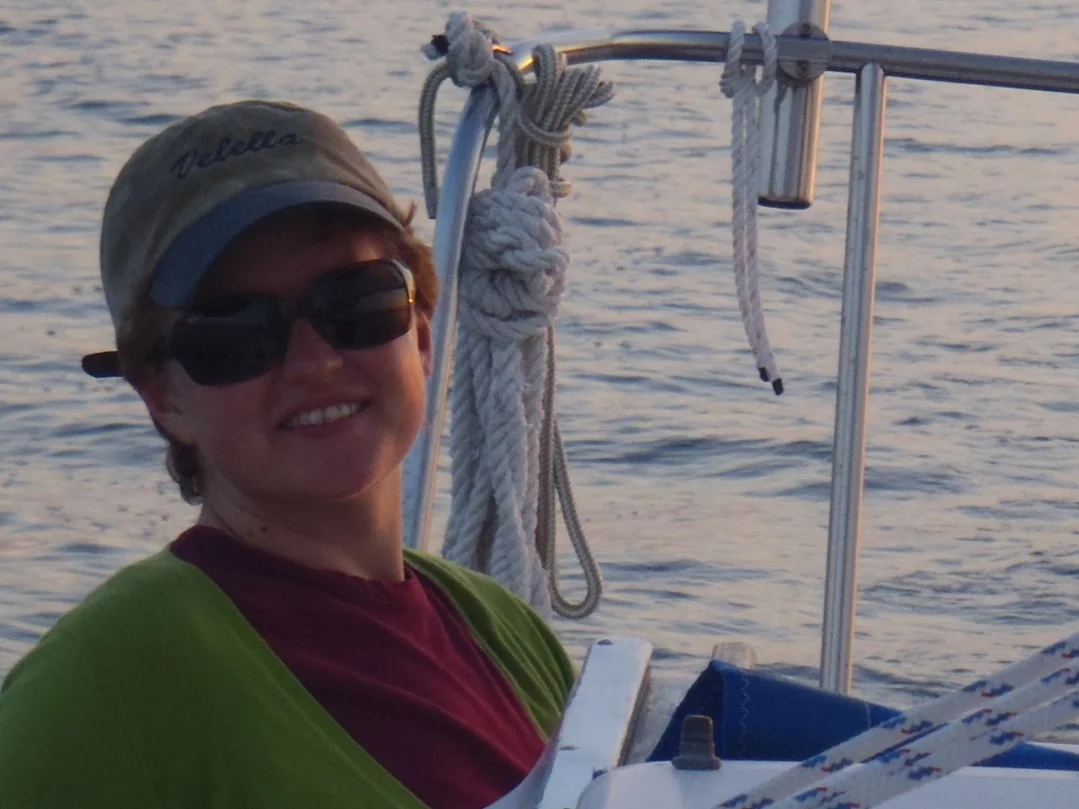 Captain K in Velella hat