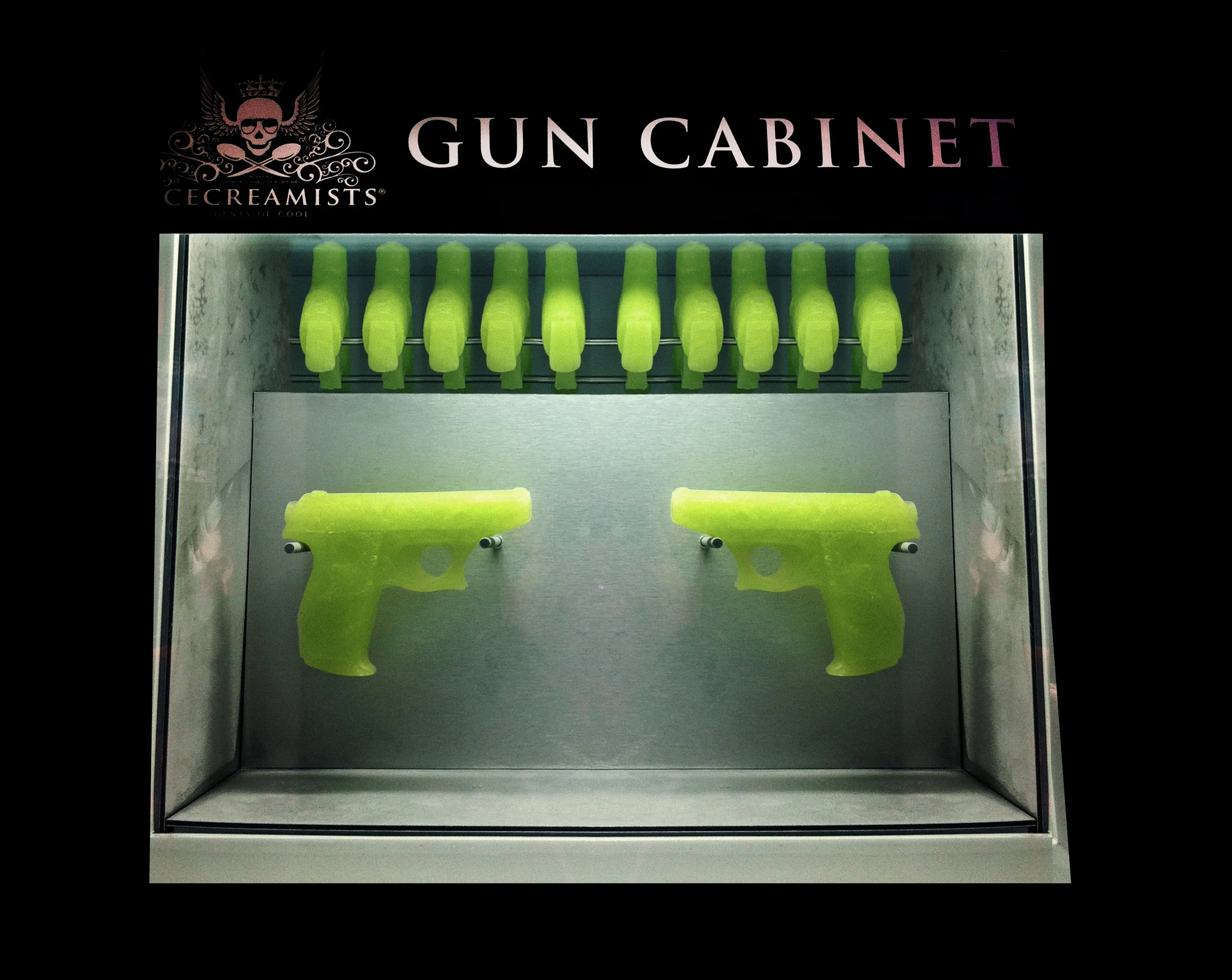 THE ICECREAMISTS GUN CABINET, 2012.jpg