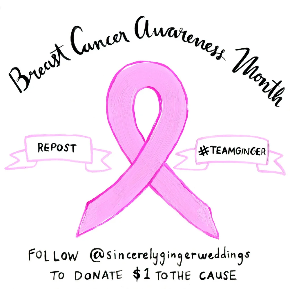 Breast Cancer Awareness Month Why My Favorite Color Is Pink Sincerely Ginger Event Design And Production