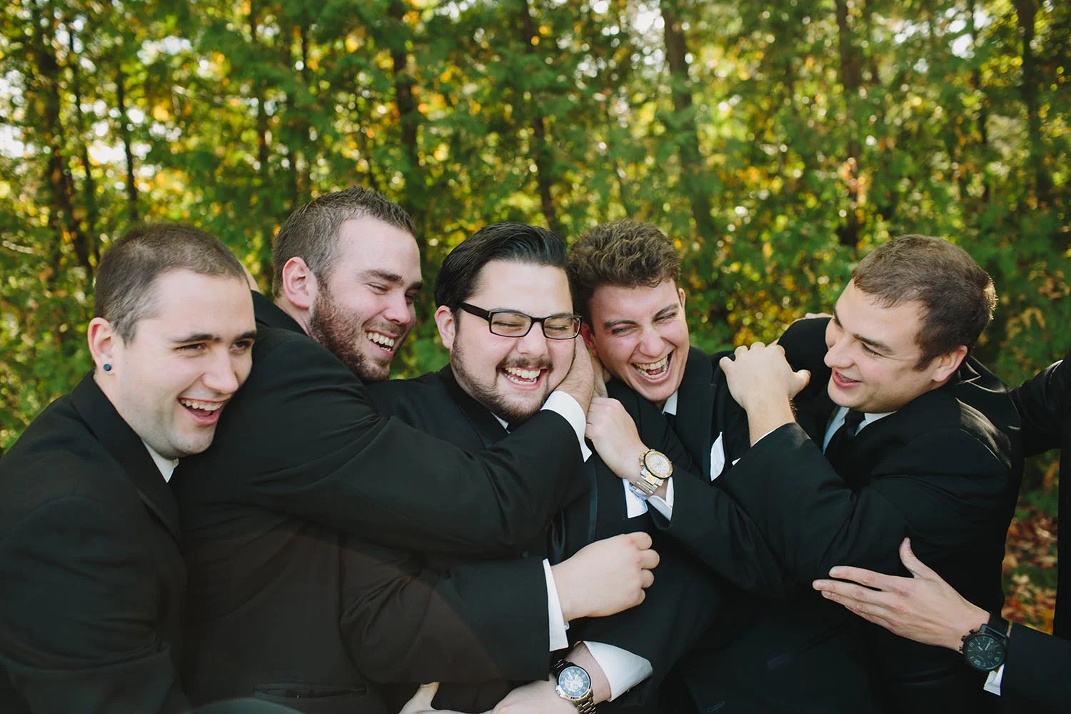 elegant black and white wedding with rustic details
