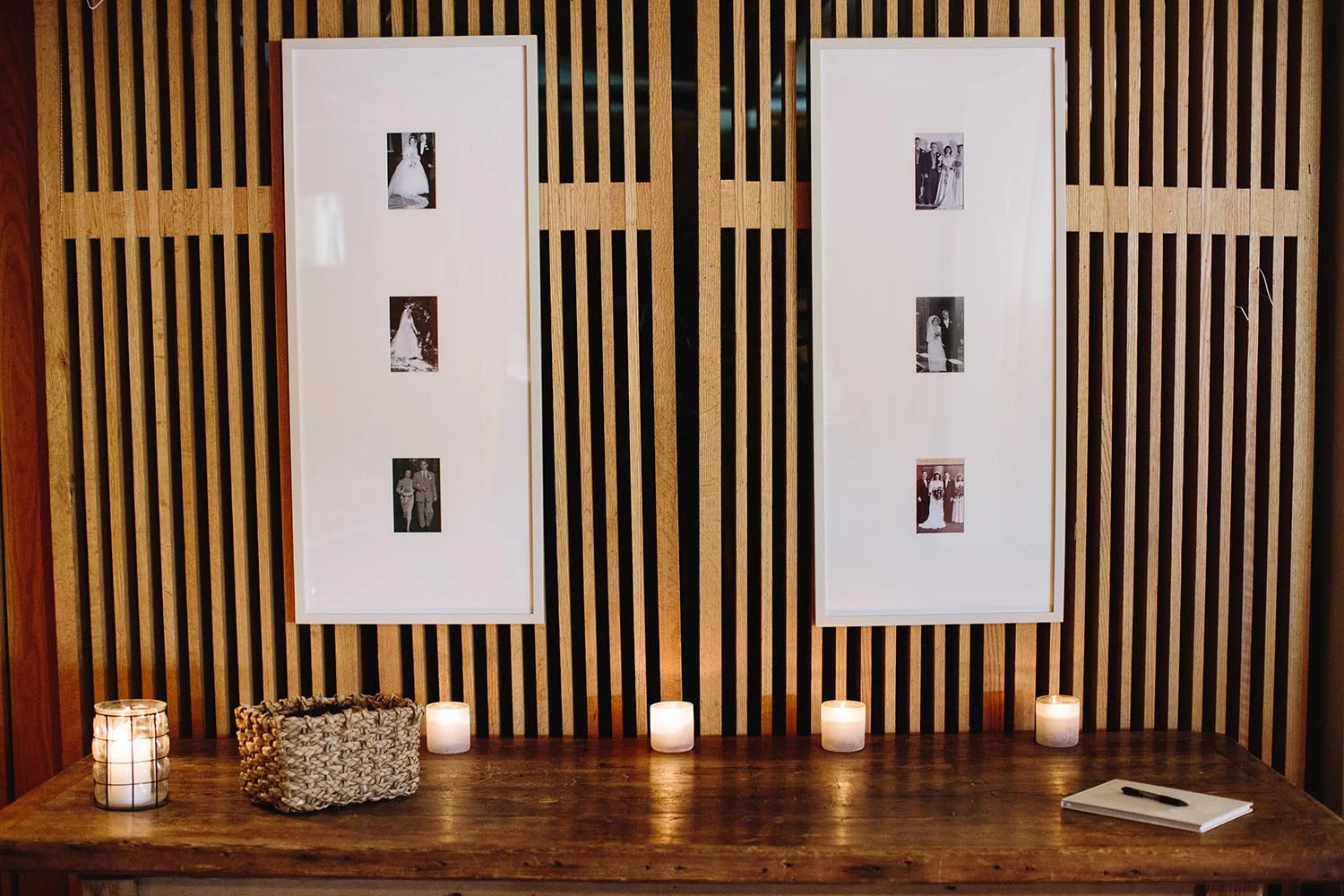 candle lit photos wedding details