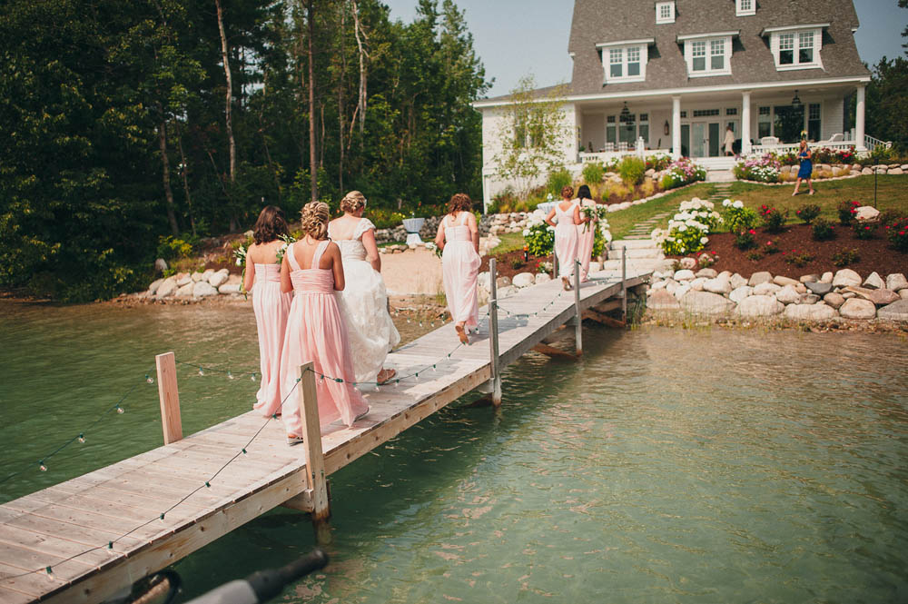 elegant dockside private residence wedding