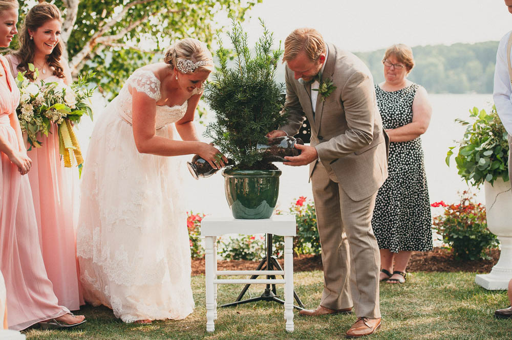 elegant dockside private residence wedding