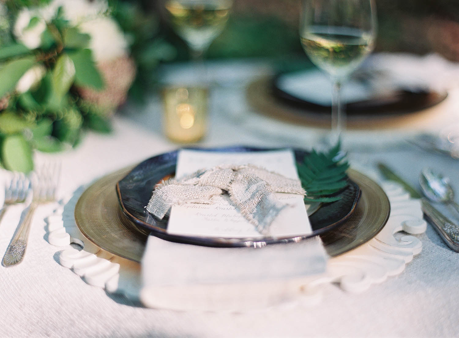 trillium inspired forest bridal shoot