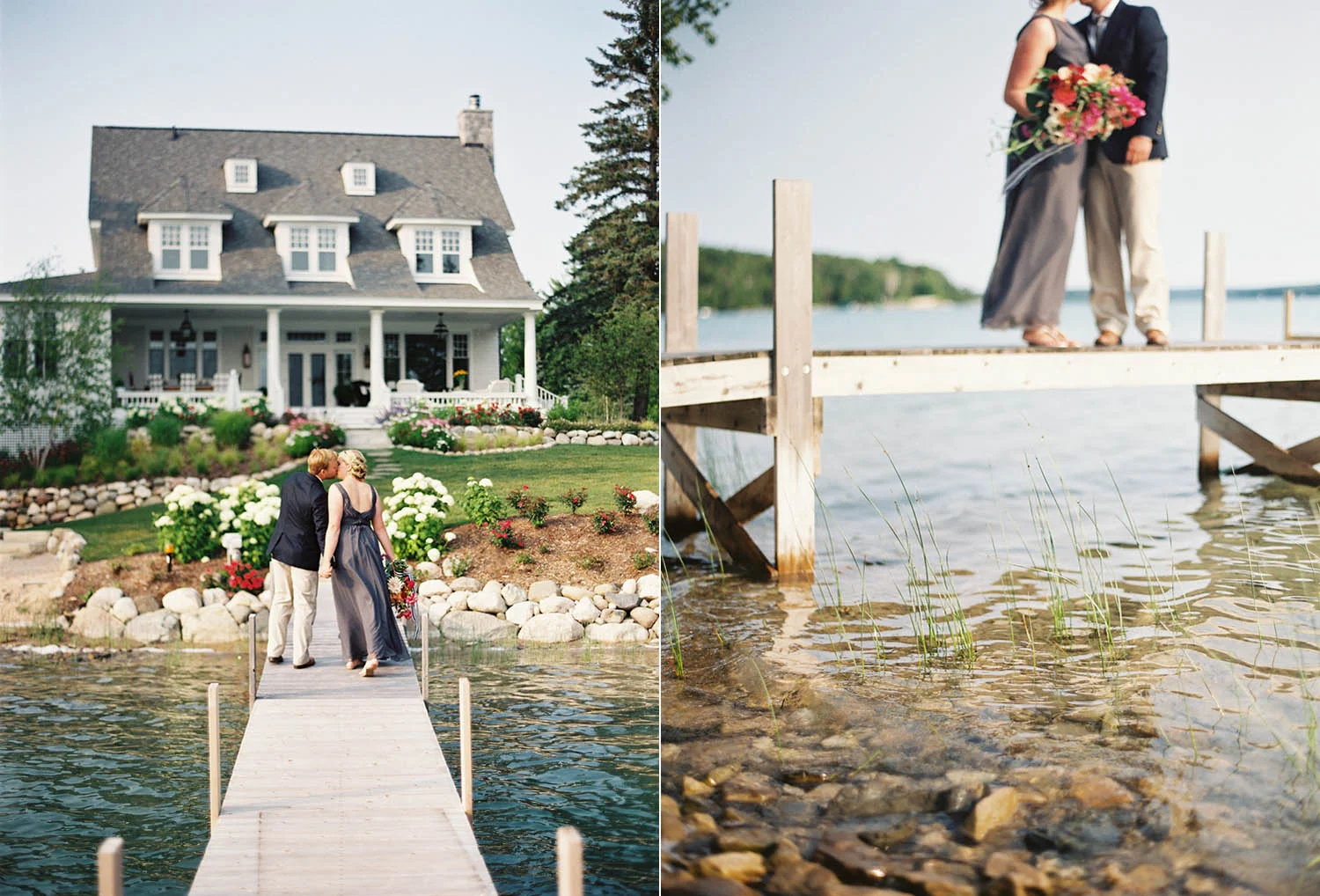 dockside engagement shoot in Michigan