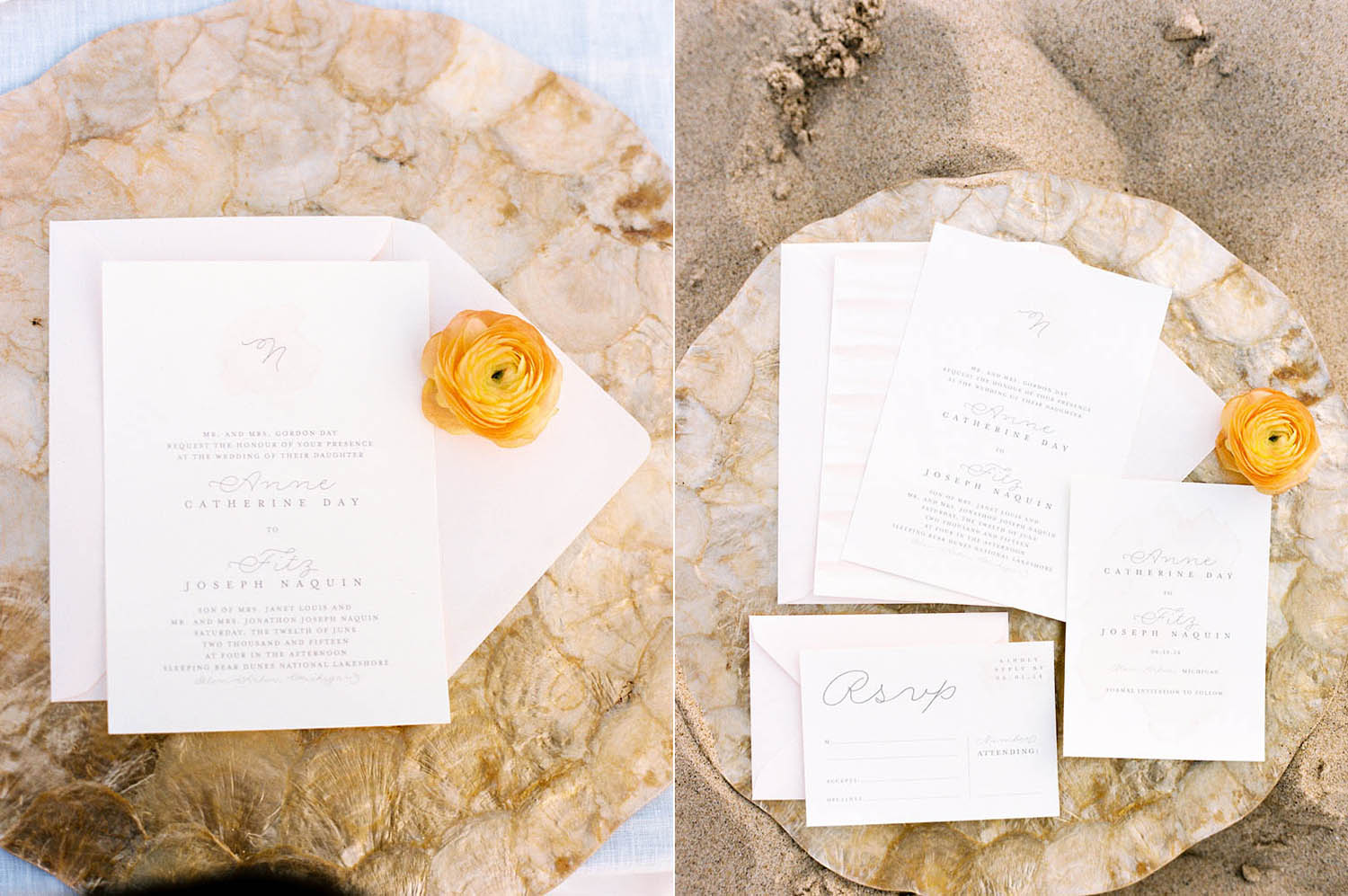 crisp papergoods on log