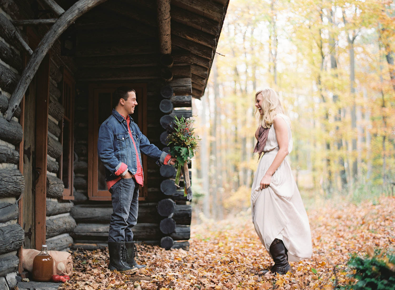 chic fall northwoods picnic styled shoot