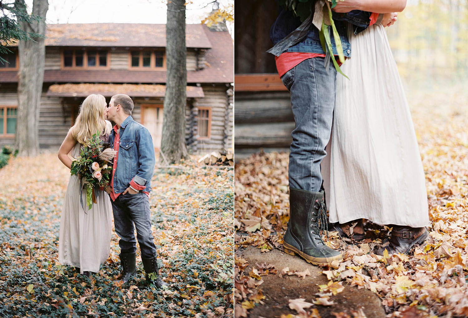 chic fall northwoods picnic styled shoot