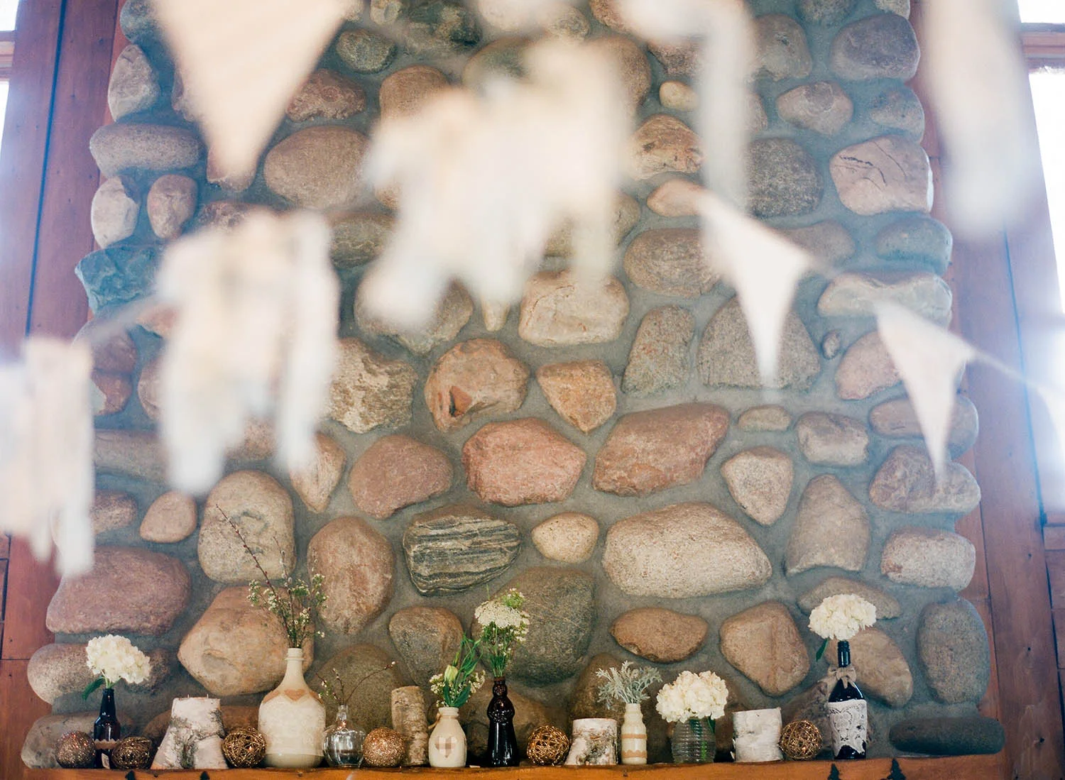 rustic chic taupe lakeside lodge wedding