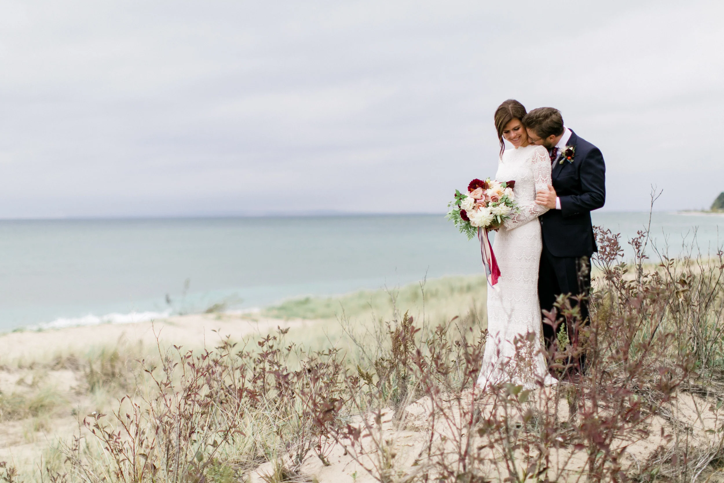 A Blissful little beach wedding 