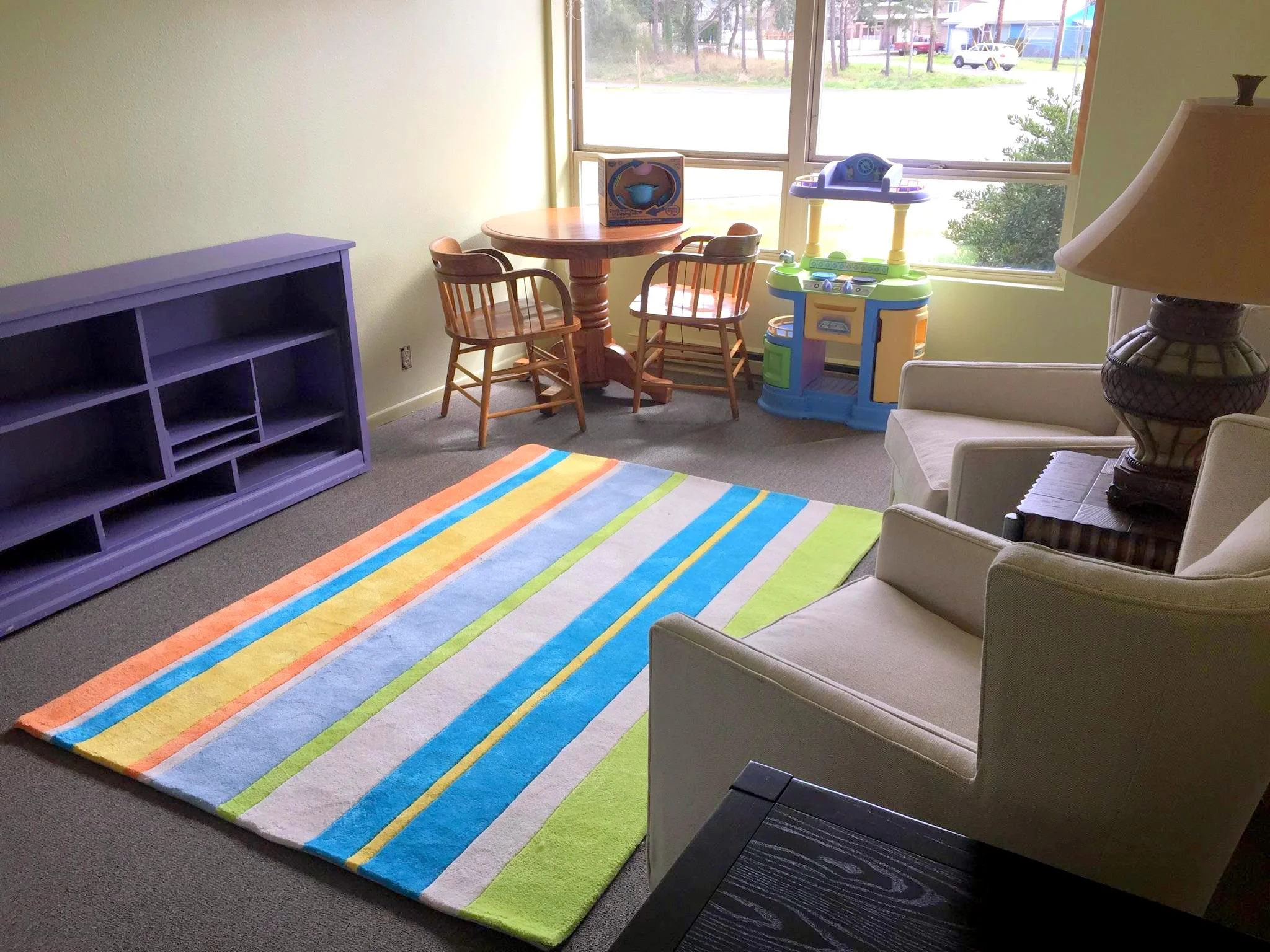One of the three rooms in which the wdrc's supervised visits take place