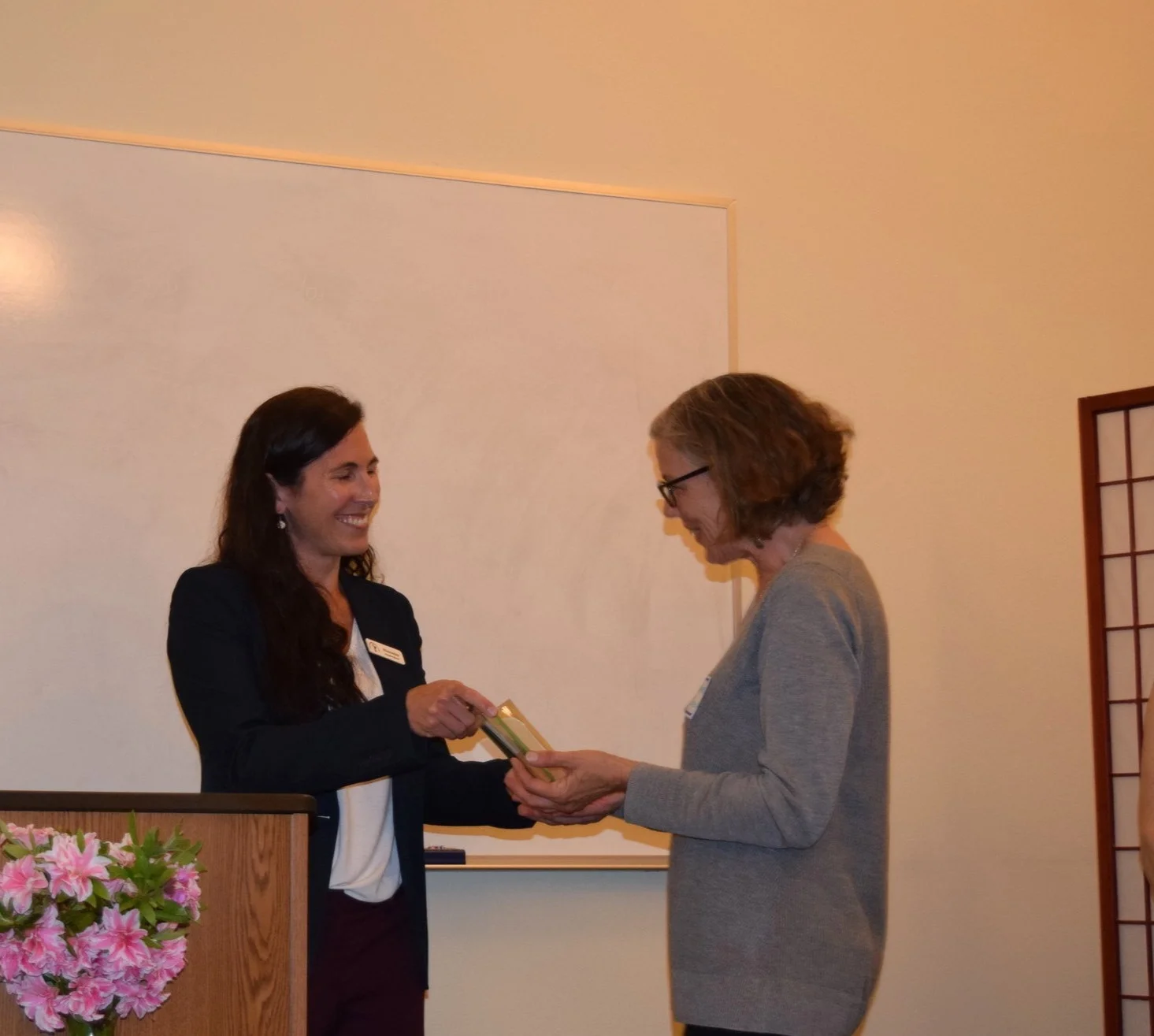 Mary Dumas - Outstanding Achievement, in appreciation of significant and lasting contributions to the field of conflict resolution