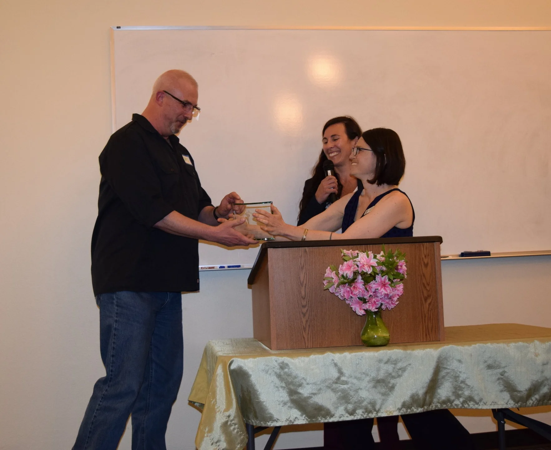 Chris Powell - Volunteer of the Year, in appreciation of outstanding efforts and dedication to advancing our mission