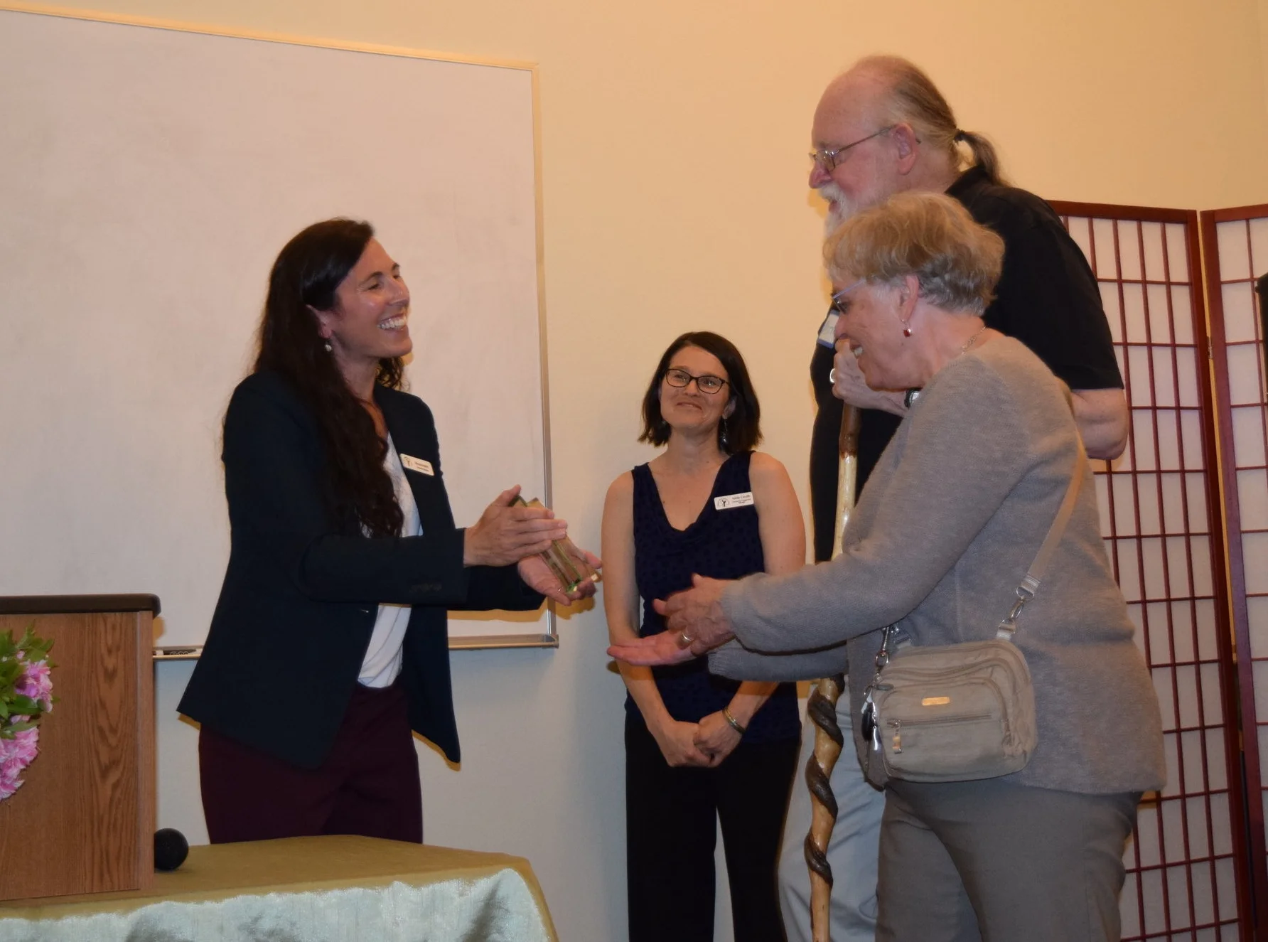 Ann McCartney and Norm Lindquist - In Appreciation of over a decade of sustained giving to promote creative conflict resolution in Whatcom County