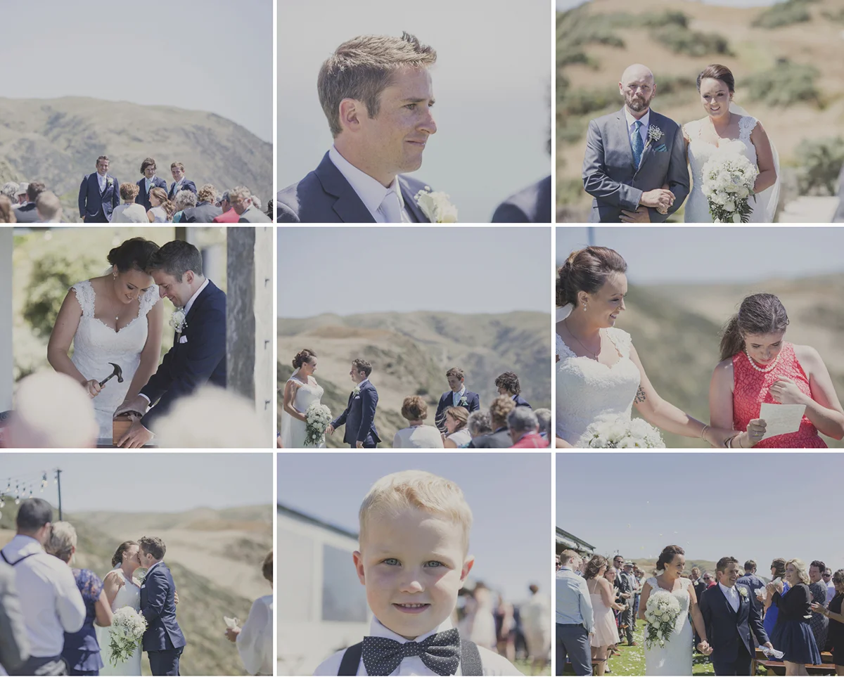 Sam and Chris, married at Boomrock. Wellington NZ. Photography by Jenny Siaosi