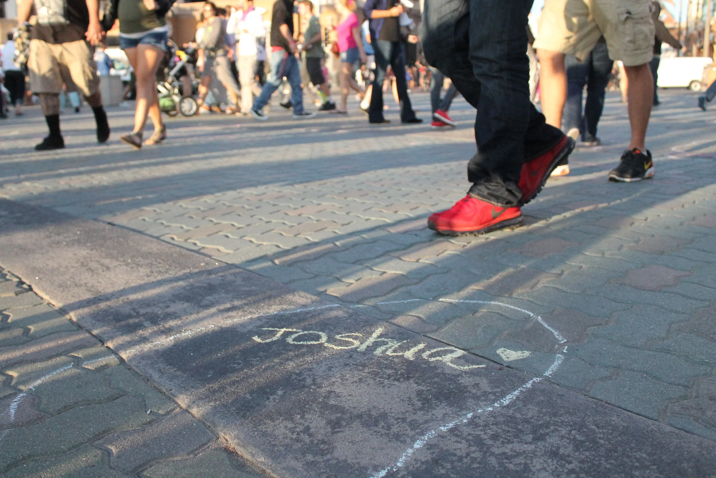An young person participated in the die-in in honor of Joshua, who was aborted