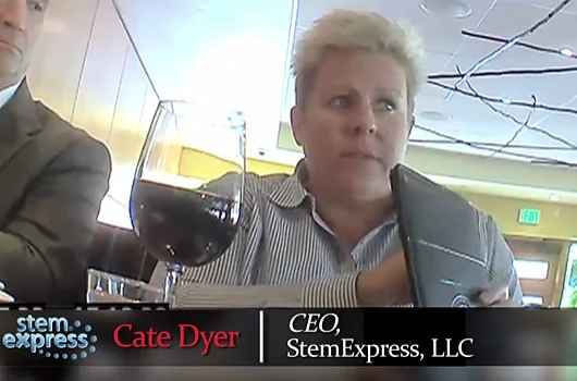StemExpress CEO, Cate Dyer, in Center for Medical Progress video