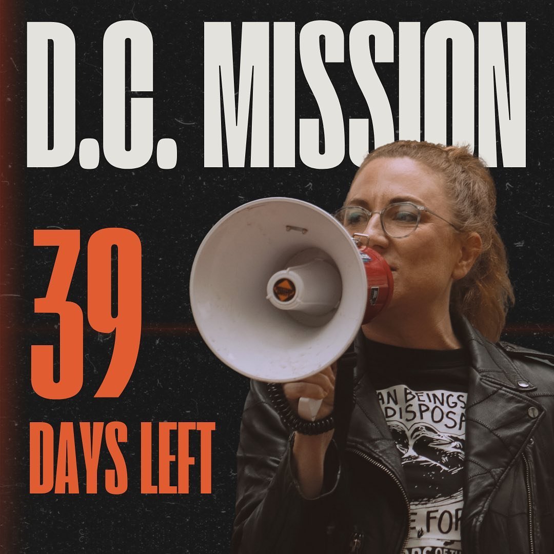 Only 39 days left until the Survivors DC Mission for activists and a couple spots left 🗓️ 
You don&rsquo;t want to miss this opportunity!! Sign up now at the link in our bio!