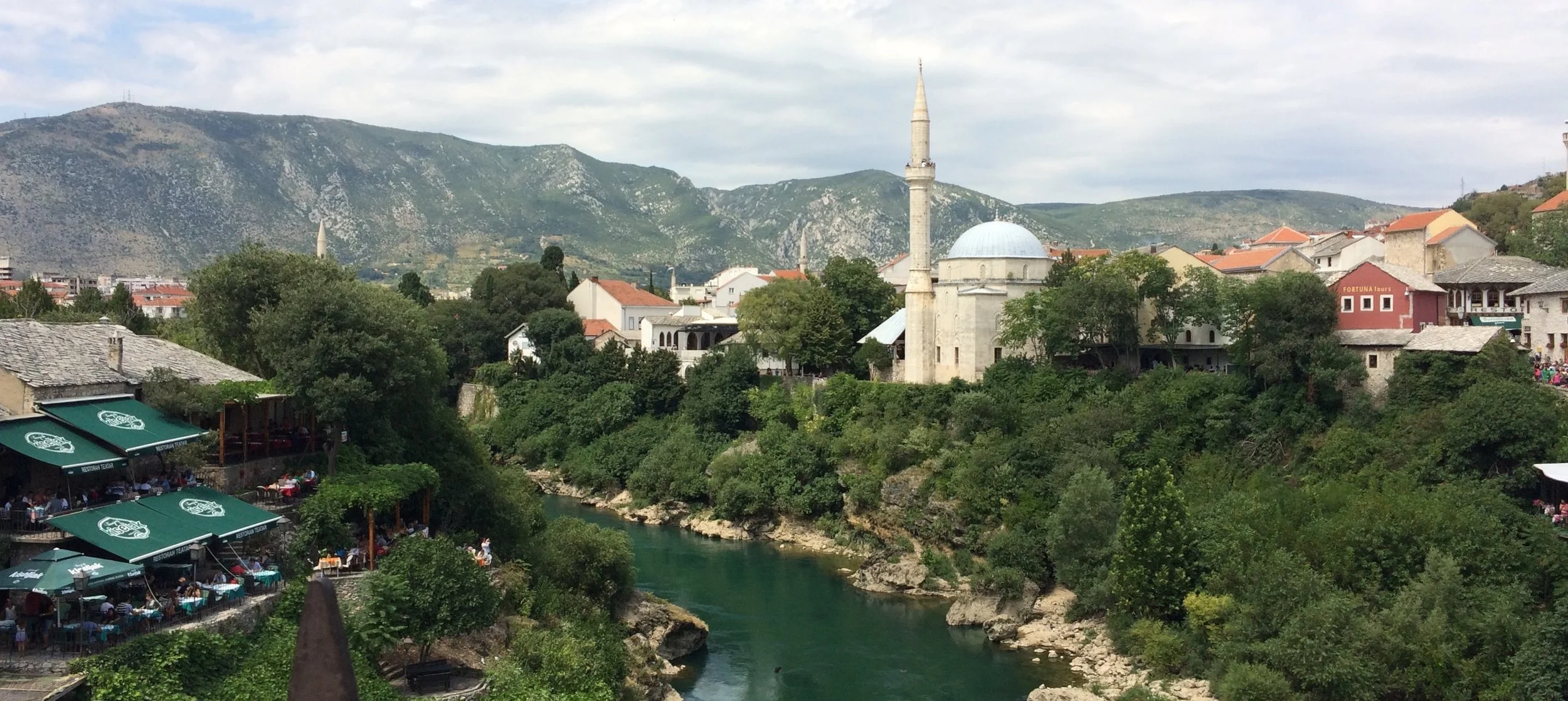 River Neretva, Mostar, Bosnia-Herzegovina. 